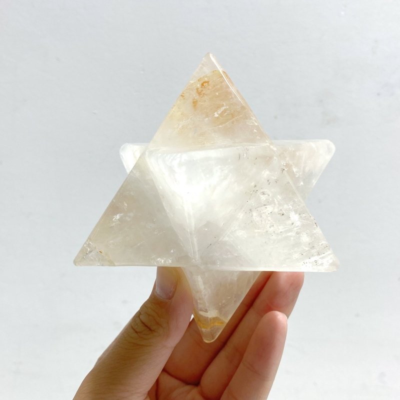 6 Pieces Large Clear Quartz Merkaba -Wholesale Crystals