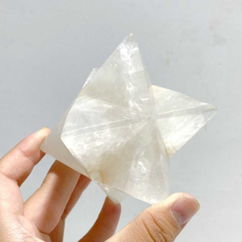 6 Pieces Large Clear Quartz Merkaba -Wholesale Crystals