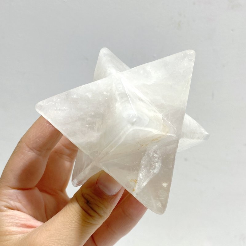6 Pieces Large Clear Quartz Merkaba -Wholesale Crystals