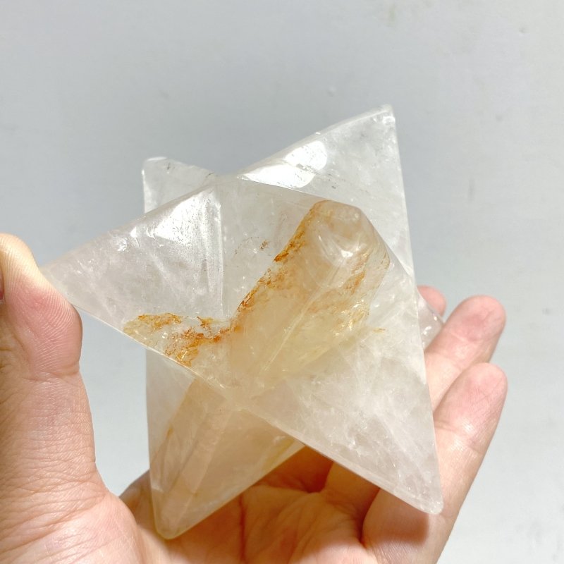 6 Pieces Large Clear Quartz Merkaba -Wholesale Crystals