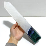 6 Pieces Large Green Moss Agate Points - Wholesale Crystals