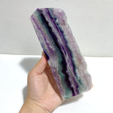 6 Pieces Rainbow Fluorite Raw Side Tower - Wholesale Crystals