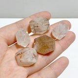 63 Pieces Mini Red Rutile Quartz Free Form Accessories For Jewelry Making DIY Pendant -Wholesale Crystals