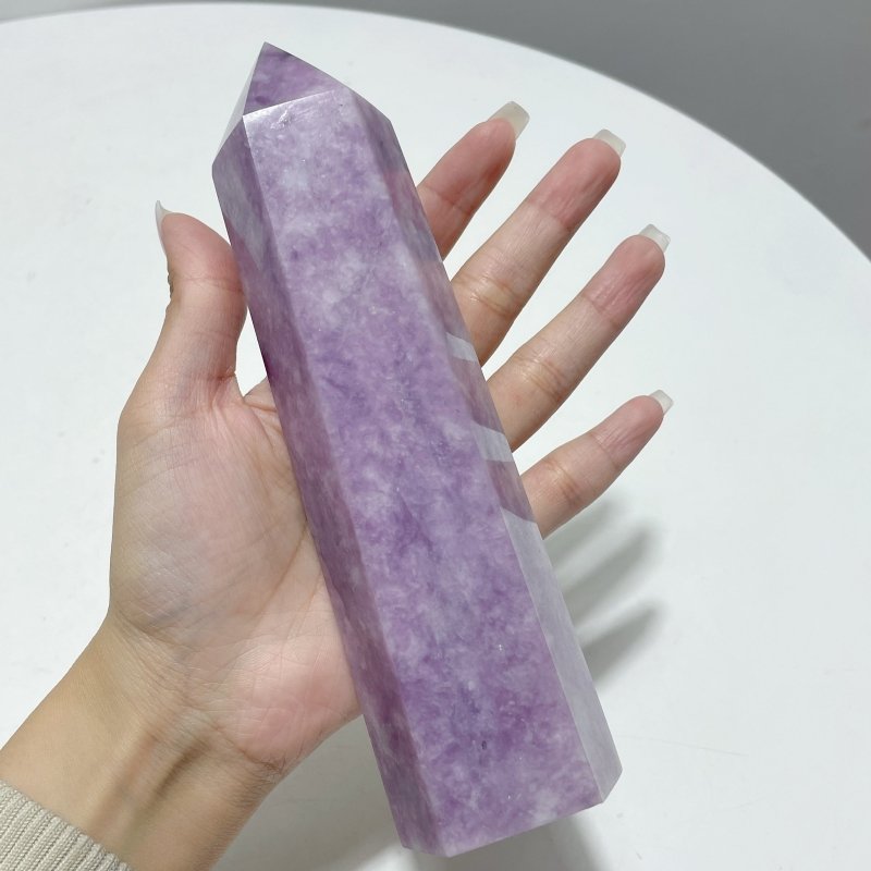 6.5 - 9.4in 6 Pieces Large Lepidolite Tower - Wholesale Crystals