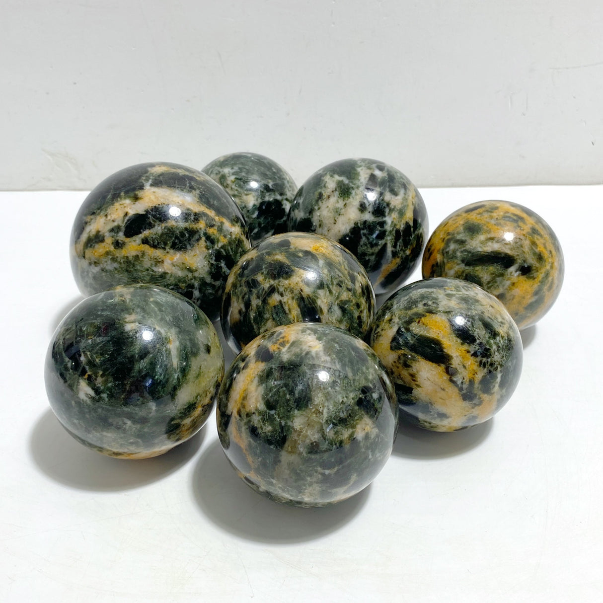 8 Pieces Seraphinite Spheres