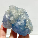 14 Pieces Blue Fluorite Mixed Calcite Raw Stone Specimen For Collection