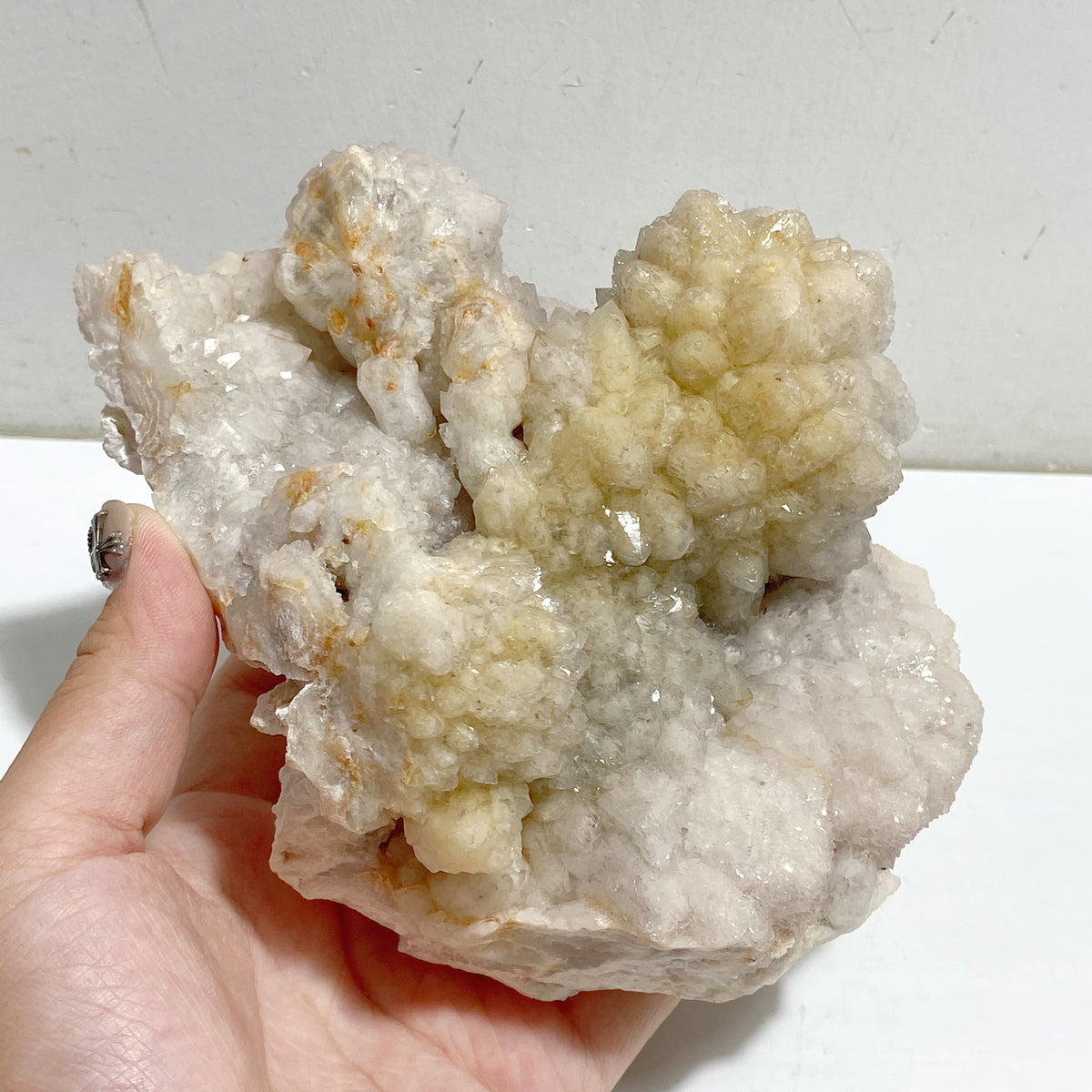 2 Pieces Raw Stilbite Specimen With Stand #4