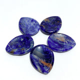 10 Types Worry Stones Teardrop Shape Wholesale Green Aventurine Labradorite Clear Quartz