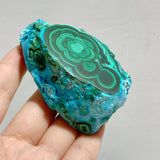 10 Pieces High Quality Beautiful Chrysocolla Mixed Malachite Slab Specimen #1