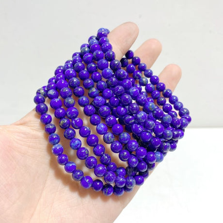 6mm Beautiful Lapis Lazuli Bracelets Wholesale - Wholesale Crystals