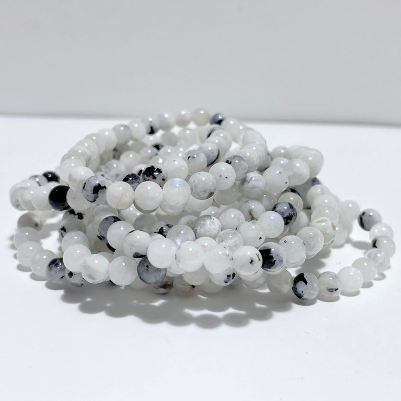 6mm Tiger Eye Amazonite Moonstone Hawk's Eye Bracelet Wholesale - Wholesale Crystals