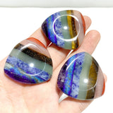 7 Chakra Triangle Worry Stone Wholesale - Wholesale Crystals