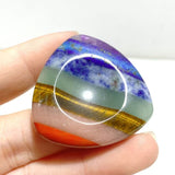 7 Chakra Triangle Worry Stone Wholesale - Wholesale Crystals