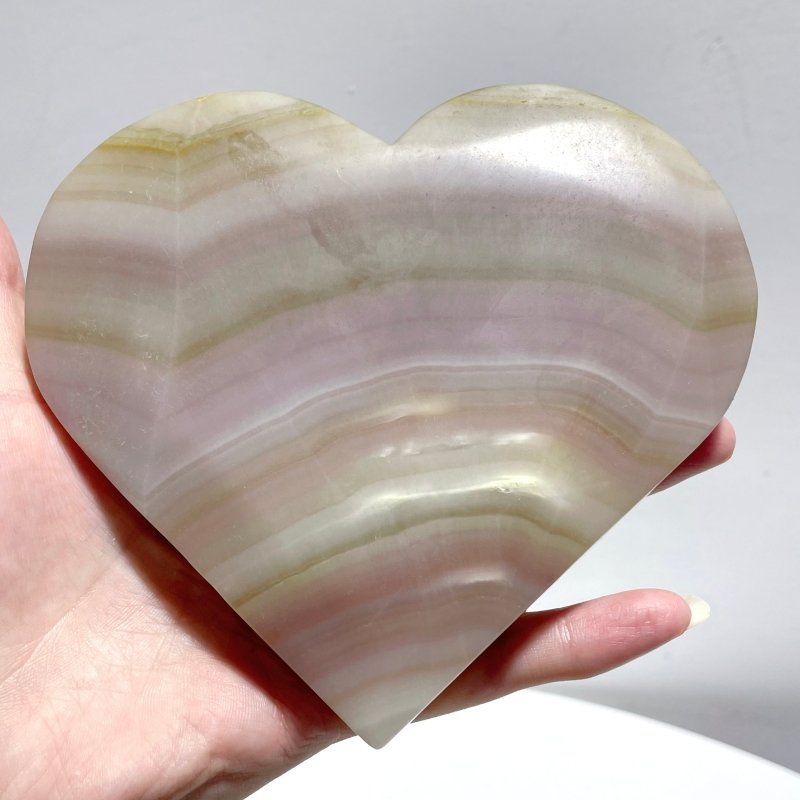 7 Pieces Afghanistan Jade Large Heart - Wholesale Crystals