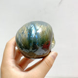 7 Pieces Labradorite Skull Carving - Wholesale Crystals