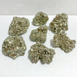 7 Pieces Raw Pyrite Mineral Specimen - Wholesale Crystals