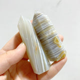 53 Pieces Stripe Agate Tower Points