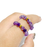 21 Types Crystal Beaded Rings Wholesale Tiger Eye Blue Aventurine