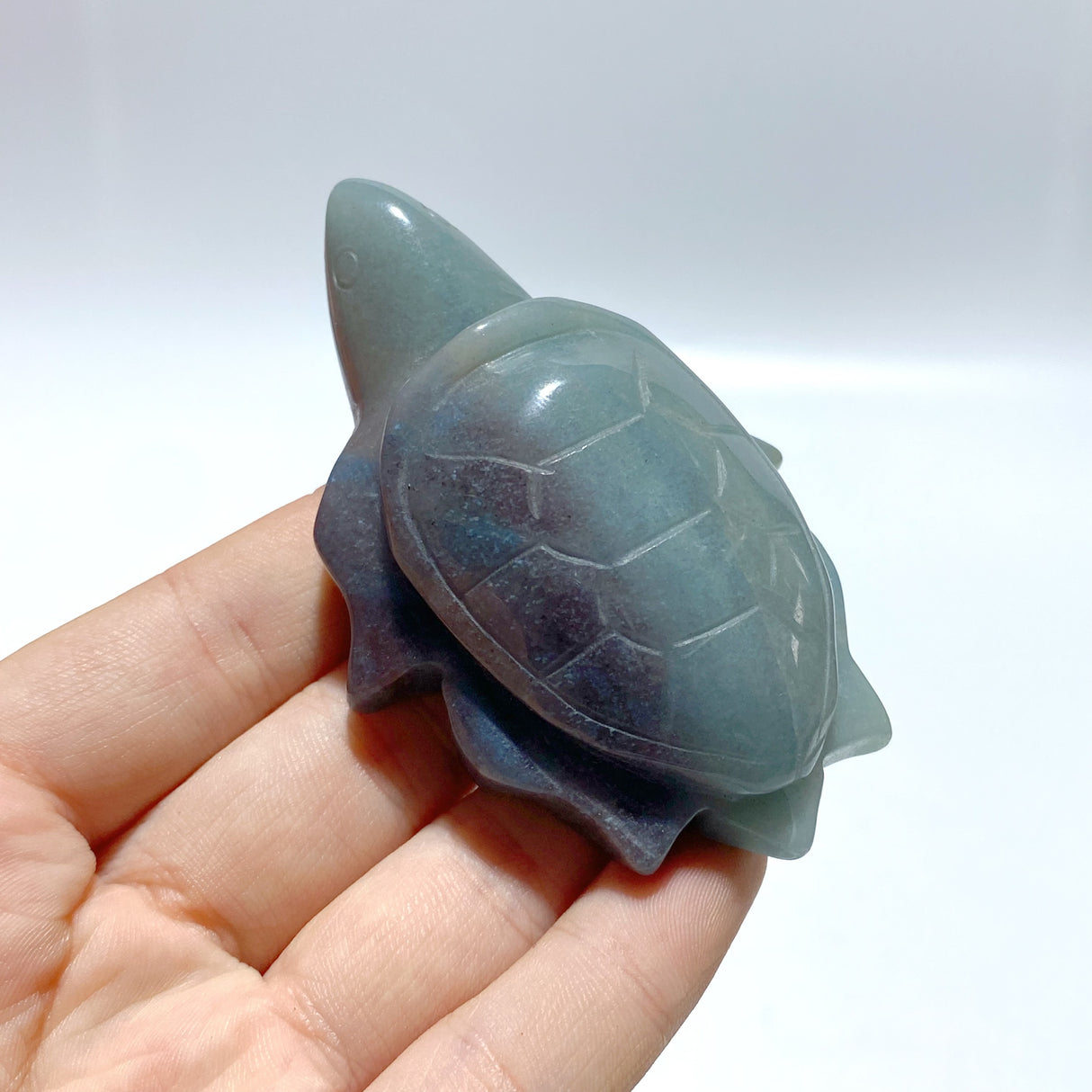 15 Pieces Trolleite Stone Sea Turtles Carving