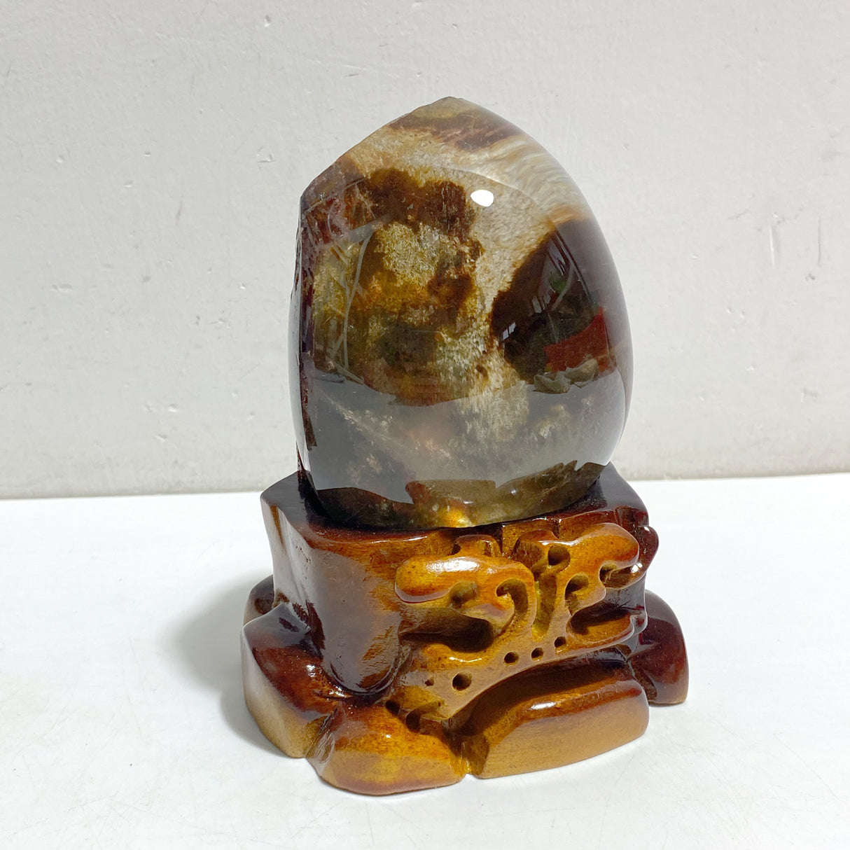 2 Pieces Beautiful Garden Quartz With Stand