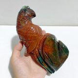 Large Ocean Jasper Parrot Carving