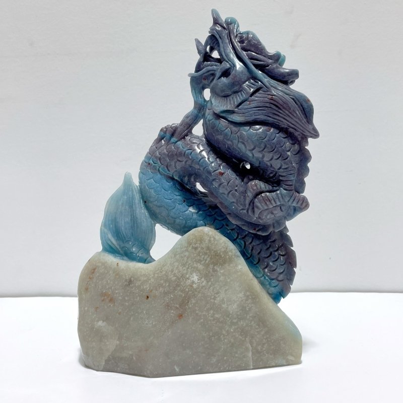 7.6in Chinese Dragon Trolleite Dragon Carving - Wholesale Crystals