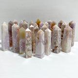 29 Pieces Geode Pink Amethyst Four-Sided Points