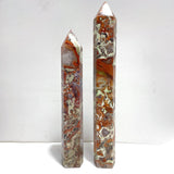 4 Pieces Tall China Agate Tower Point