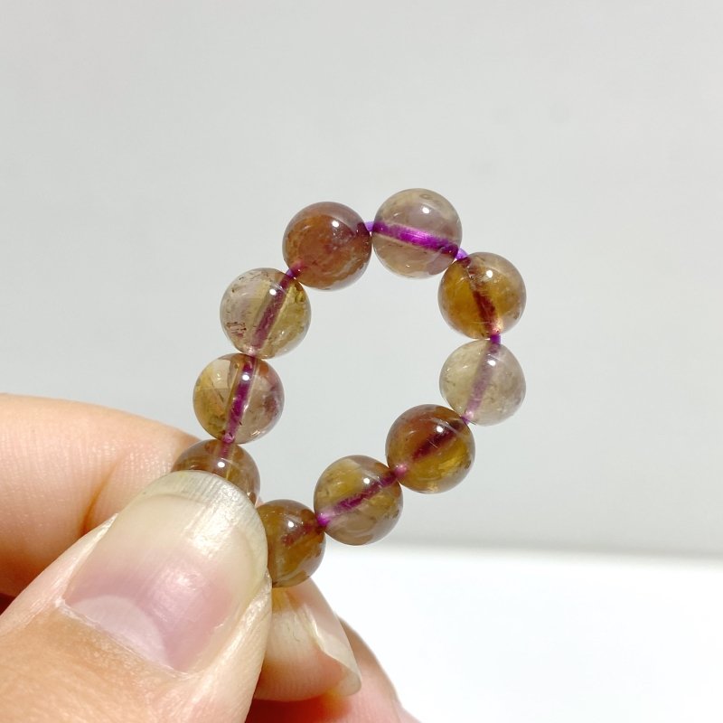 8 Pieces 7mm Ametrine Bracelets -Wholesale Crystals