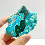 8 Pieces Beautiful Chrysocolla Mixed Malachite Slab High Quality Specimen - Wholesale Crystals