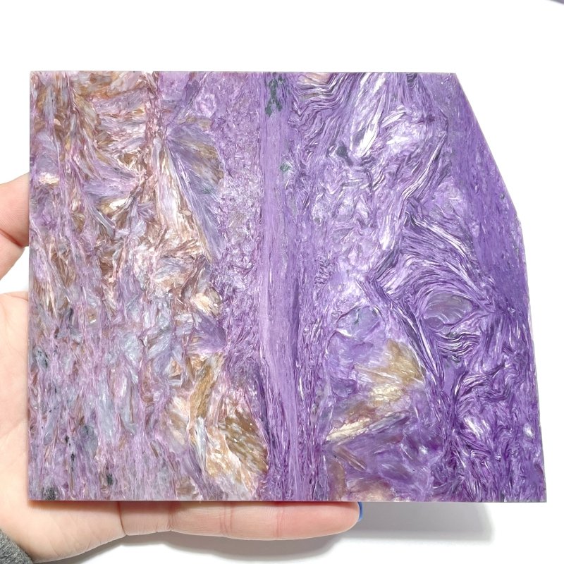 8 Pieces Beautiful High Quality Charoite Slab - Wholesale Crystals