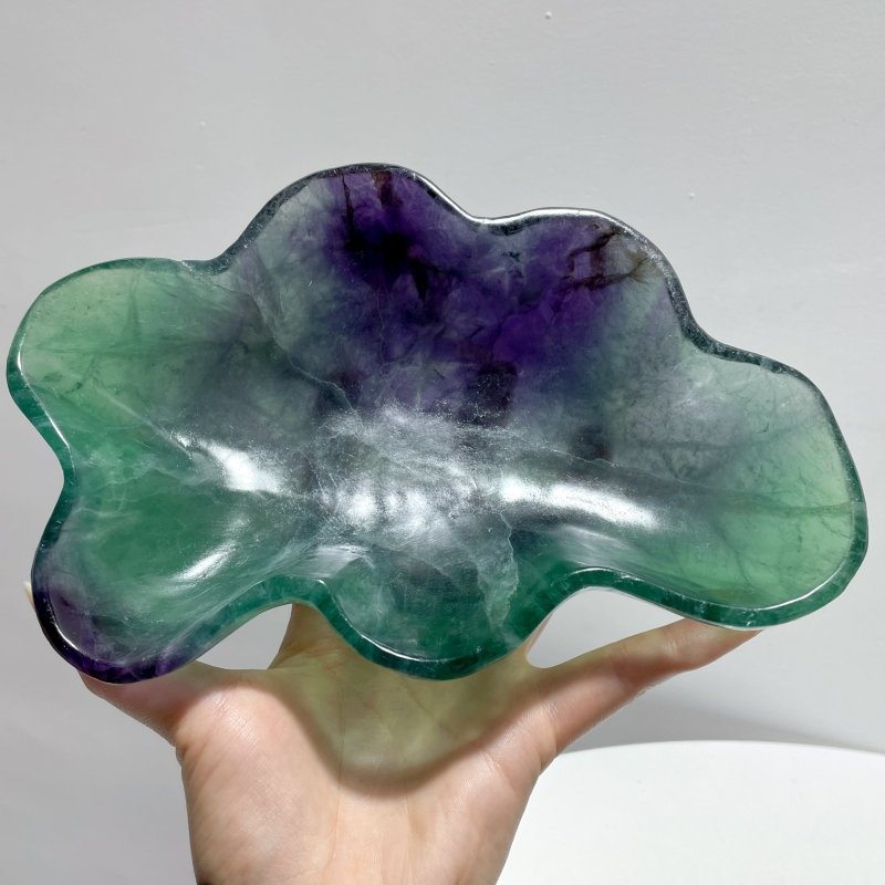 8 Pieces Beautiful Large Fluorite Bowl Home Decor Carving - Wholesale Crystals