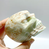 8 Pieces Green Calcite Skull Carving Clearance - Wholesale Crystals