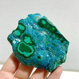 8 Pieces High Quality Beautiful Chrysocolla Mixed Malachite Specimen 9 -Wholesale Crystals