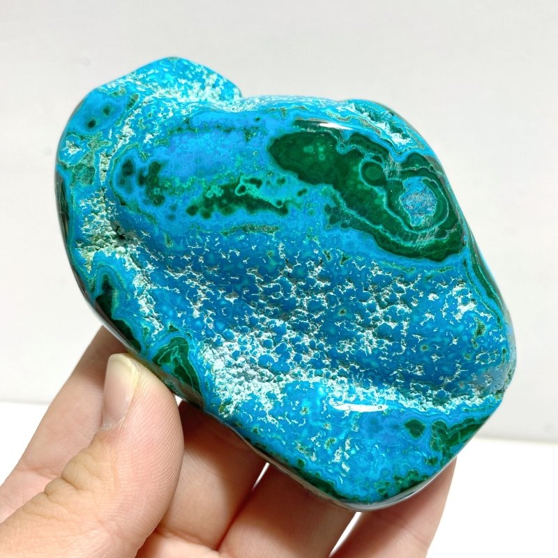 8 Pieces High Quality Polished Chrysocolla Mixed Malachite Home Decor 3 - Wholesale Crystals
