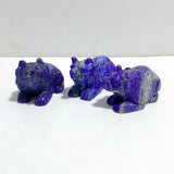 8 Pieces Lapis Lazuli Bears Carving - Wholesale Crystals