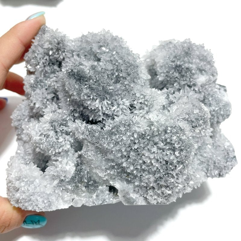 8 Pieces Large Black Clear Quartz Cluster Specimen - Wholesale Crystals