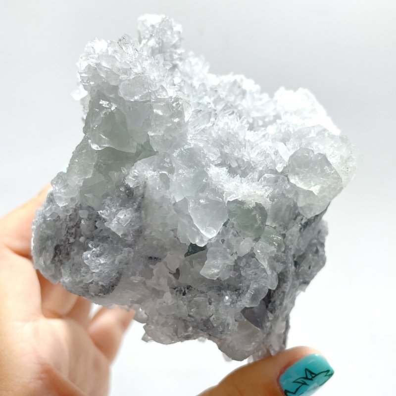 8 Pieces Large Black Clear Quartz Cluster Specimen - Wholesale Crystals
