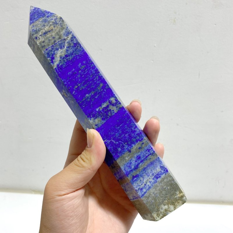8 Pieces Large Lapis Lazuli Tower Point -Wholesale Crystals