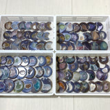 81 Pieces Large Geode Druzy Agate Moon Carving (Sea Freight Only) -Wholesale Crystals