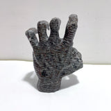 Yooperlite Stone Witchcore Demon Hand Carving