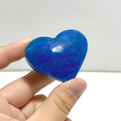 65 Pieces Blue Apatite Heart