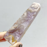 29 Pieces Geode Pink Amethyst Four-Sided Points
