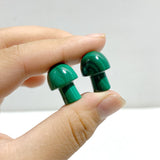 52 Pieces 2CM Malachite Mushroom