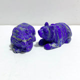 5 Pieces Lapis Lazuli Bears Carving