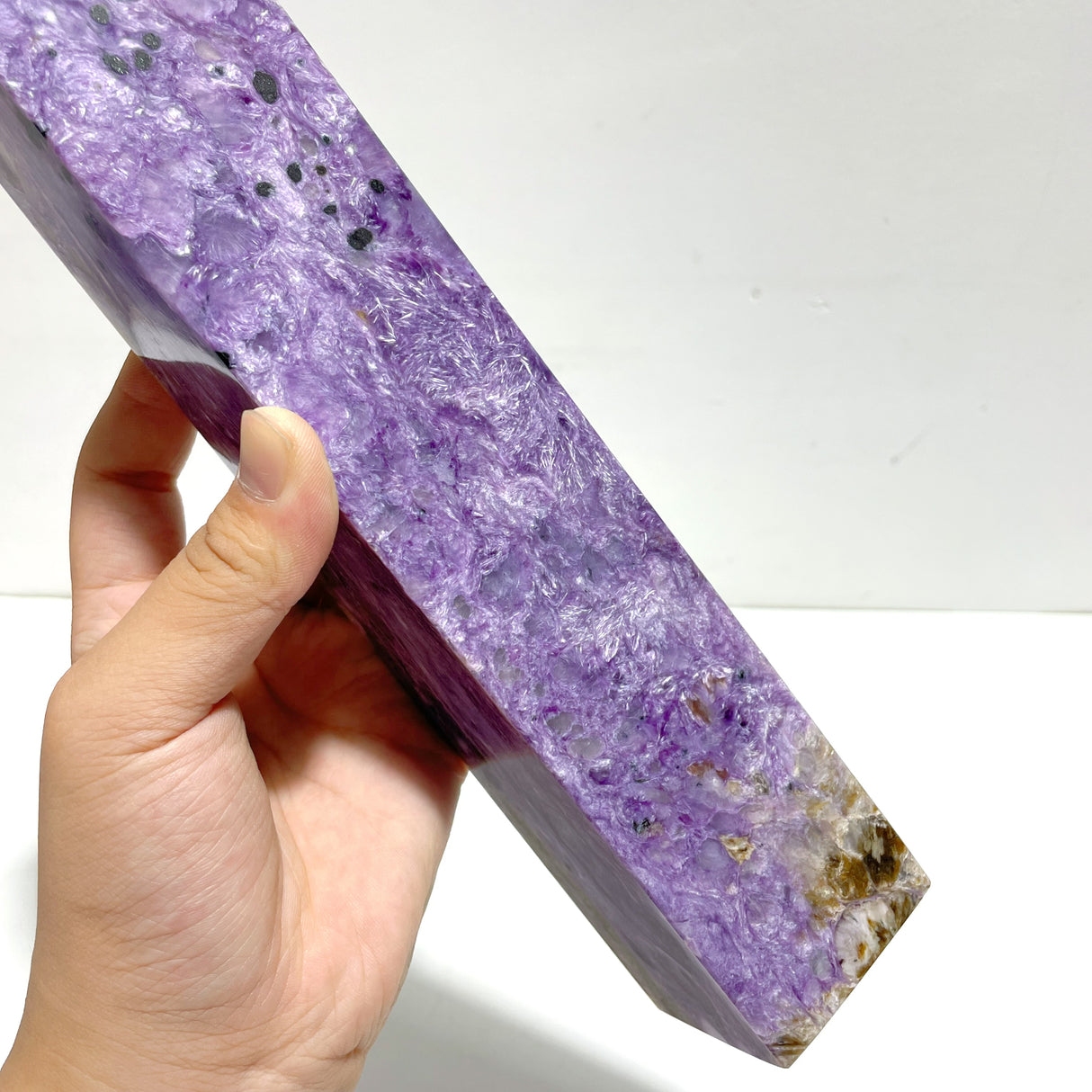 Unique 28.5CM Charoite Tower Point