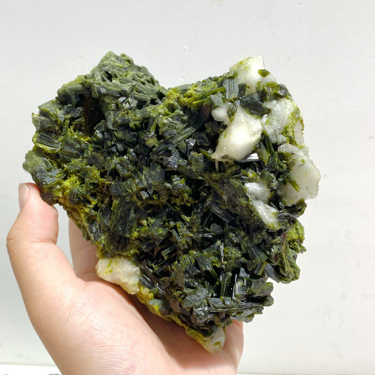 4 Pieces Large Raw Epidote Stone Specimen