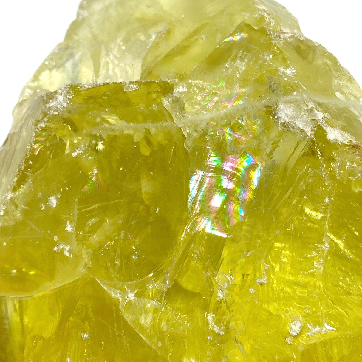 Large Citrine Raw Stone Specimen With Beautiful Rainbow #2