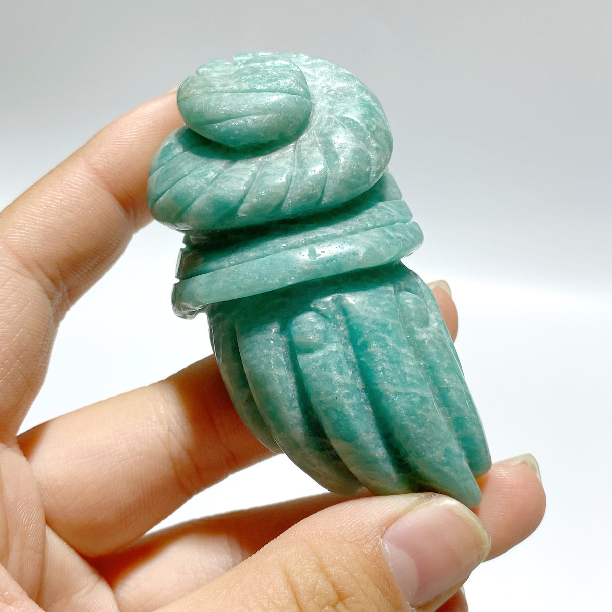 28 Pieces Amazonite Sea Animal Carving