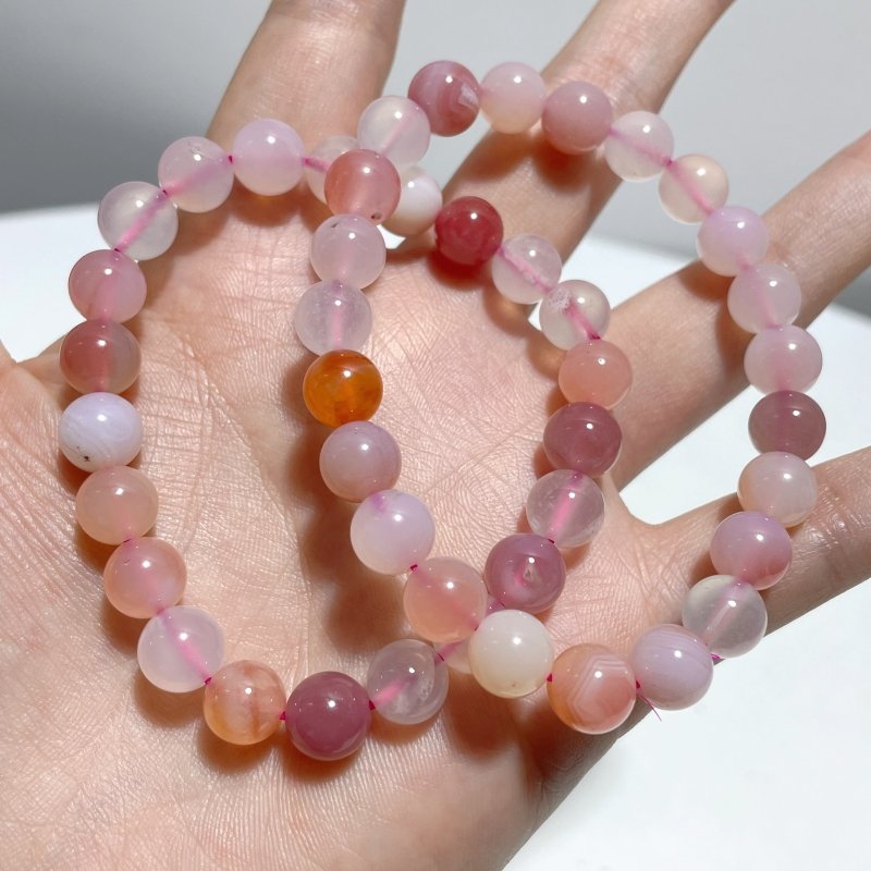 8mm African Red Agate Bracelets Wholesale - Wholesale Crystals